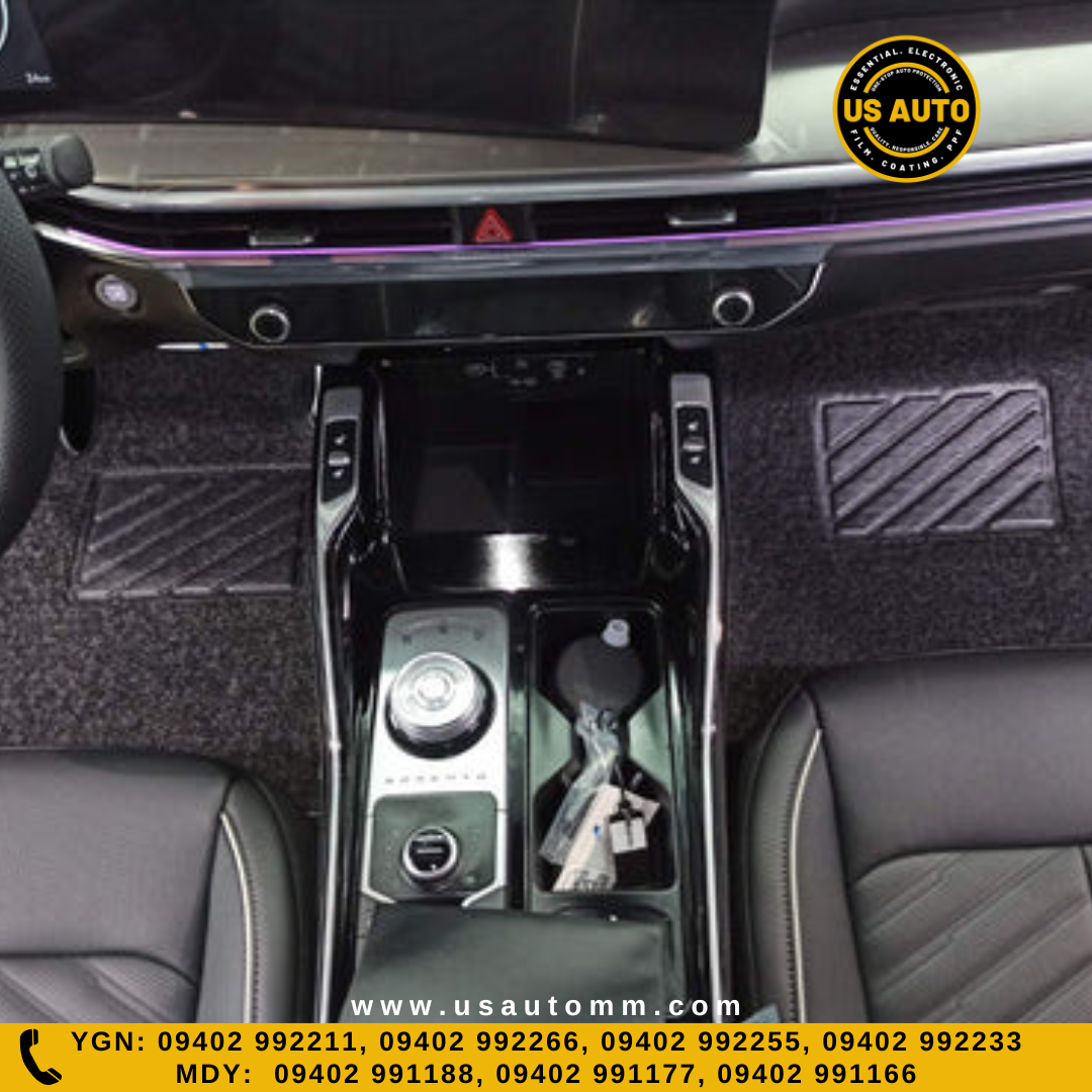 COIL MAT FLOOR MAT (3)ROWS & TRUNK MAT (1) SET (BLACK) KIA SORENTO (2024 UP)