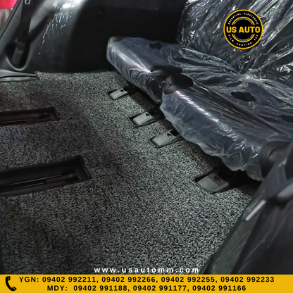 COIL MAT FLOOR MAT (3)ROWS & TRUNK MAT (1) SET (GREY) KIA SORENTO (2024 UP)