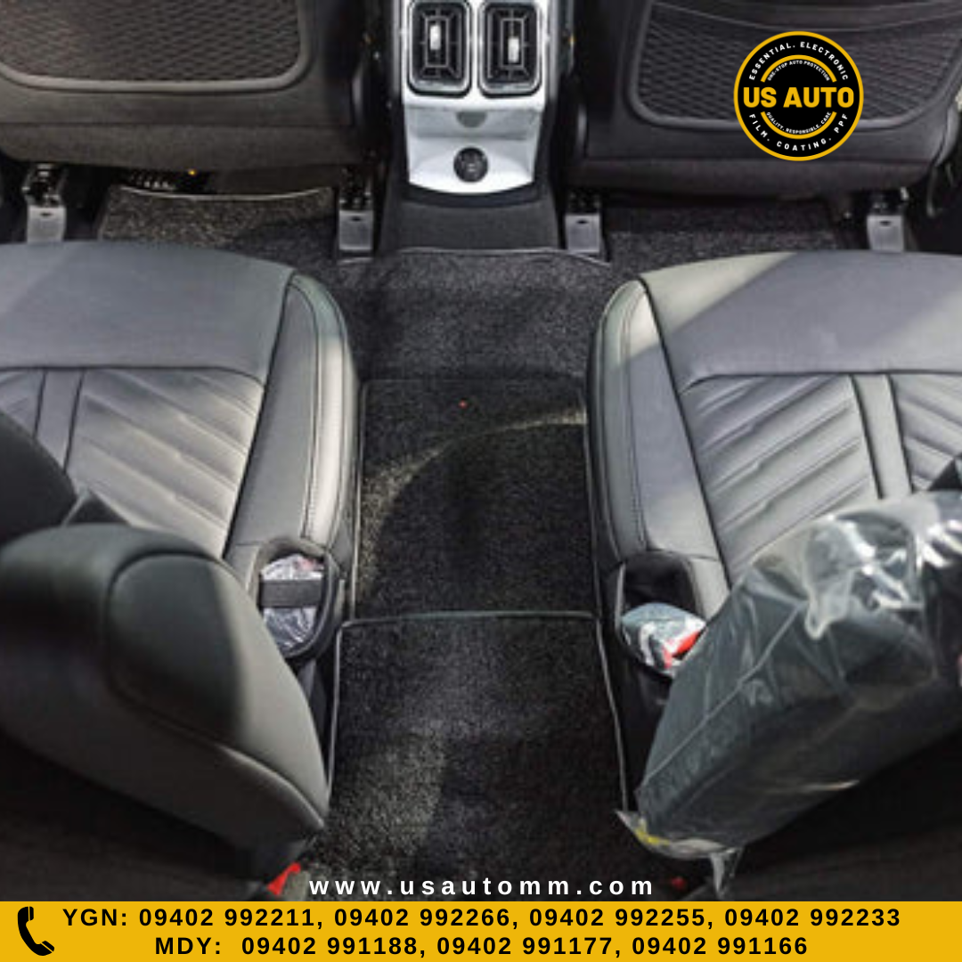 COIL MAT FLOOR MAT (3)ROWS & TRUNK MAT (1) SET (BLACK) KIA SORENTO (2024 UP)