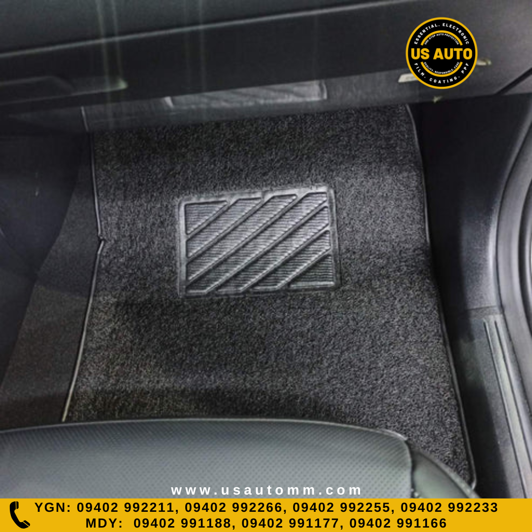 COIL MAT FLOOR MAT (3)ROWS & TRUNK MAT (1) SET (BLACK) KIA SORENTO (2024 UP)