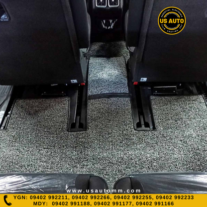 COIL MAT FLOOR MAT (3)ROWS & TRUNK MAT (1) SET (GREY) KIA SORENTO (2024 UP)
