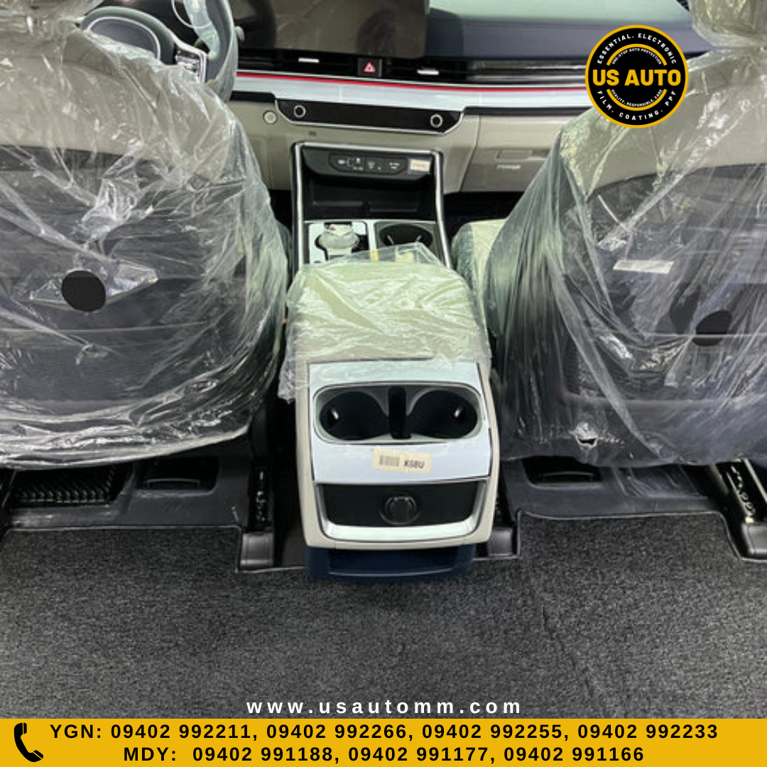 COIL MAT FLOOR MAT (3)ROWS & TRUNK MAT (1) SET (BLACK) KIA CARNIVAL SEDONA (2021 UP)