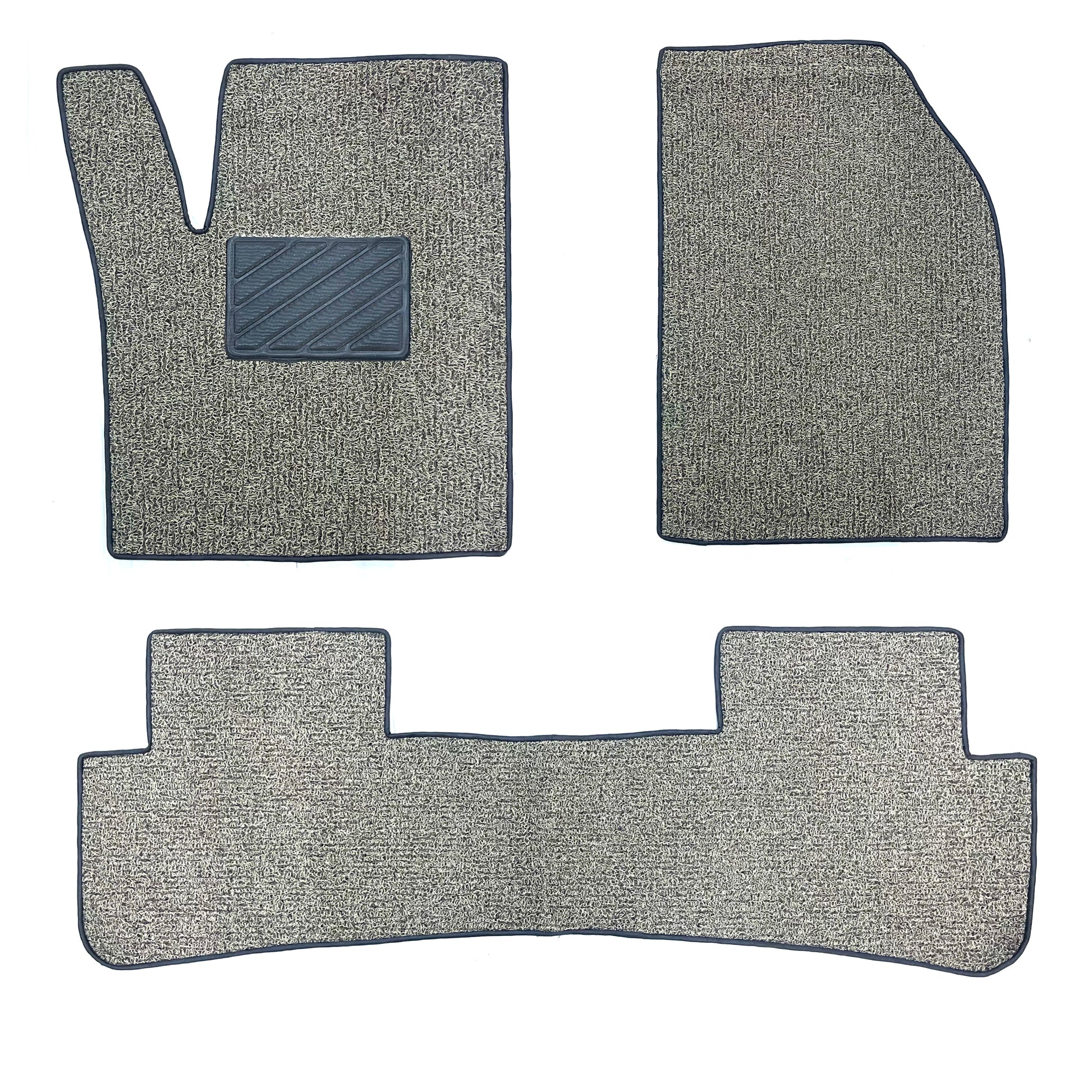 COIL MAT FLOOR MAT (2)ROWS (BEIGE) HYUNDAI CRETA (2024)-4