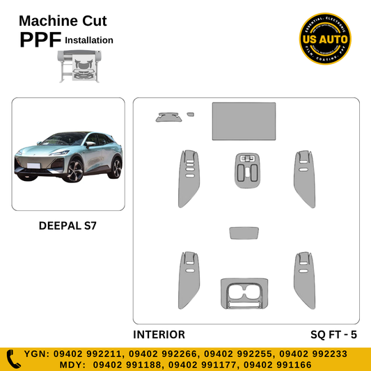 MACHINE CUT INTERIOR PPF CHANGAN DEEPAL S7 EV