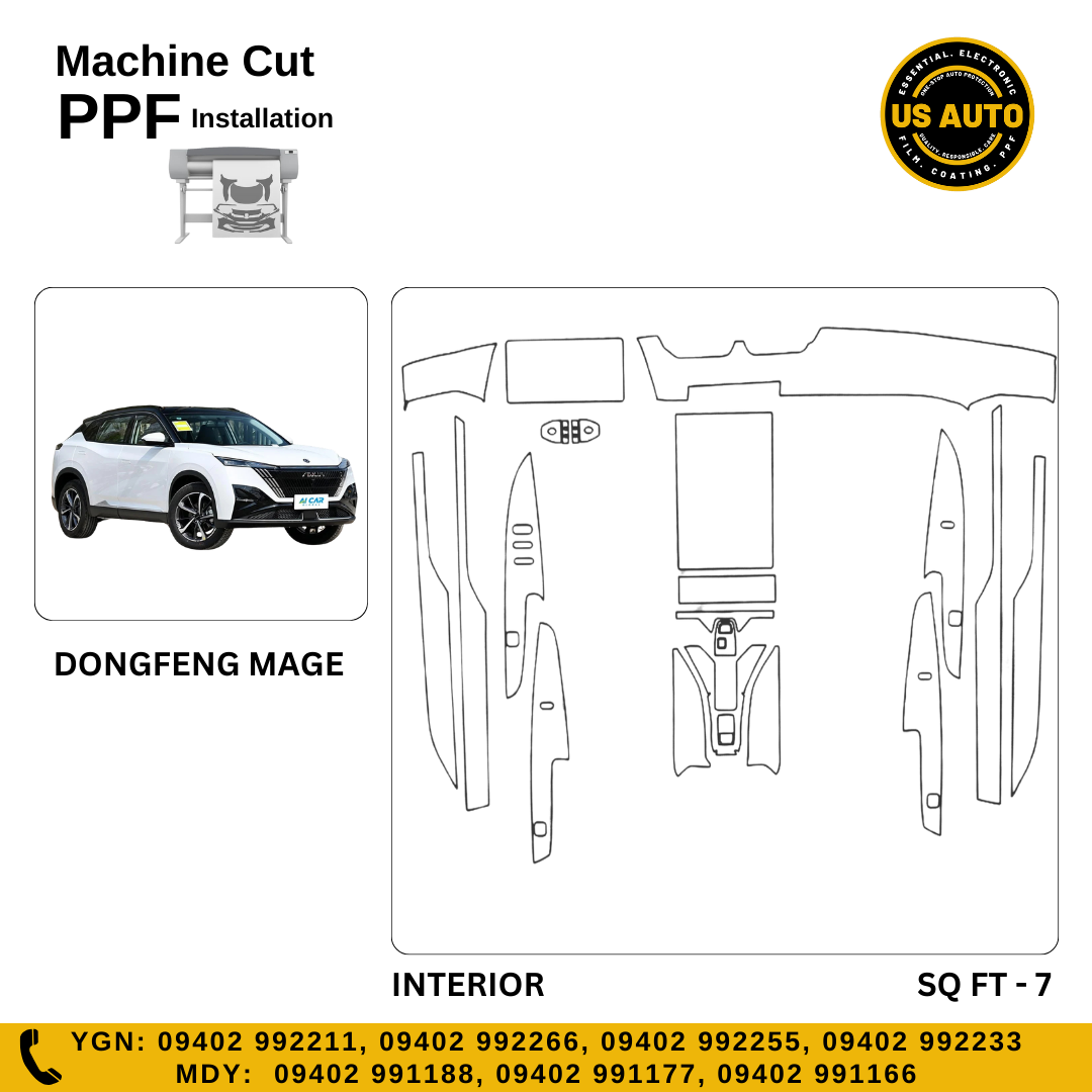 MACHINE CUT INTERIOR PPF DONGFENG AEOLUS MAGE