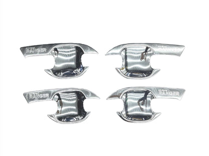 DOOR HANDLE CUP COVER (1)SET=(4)PCS (CHROME)_FORD RANGER DC XL (19~20)