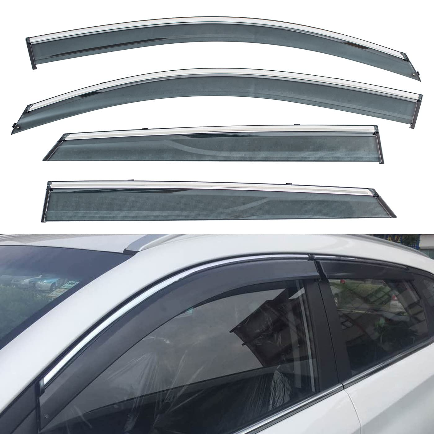 DOOR VISOR NICKLE (C) (4D)