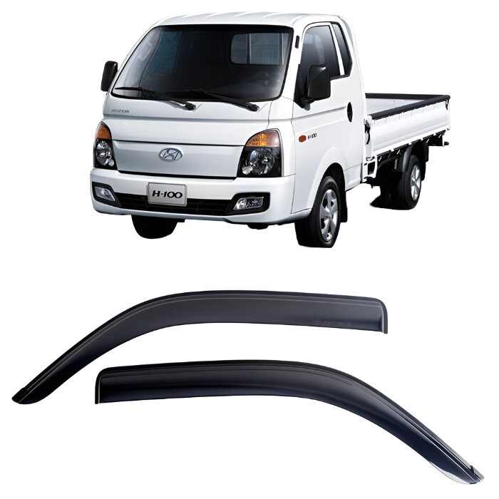 DOOR VISOR SMOKED (K) (2D) HYUNDAI H100/POTER II (16~20)