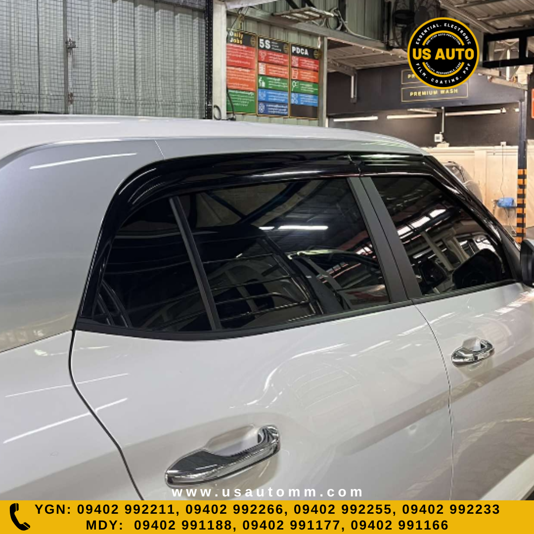 DOOR VISOR SMOKED (KOREA) (4D) HYUNDAI CRETA (2024 UP)