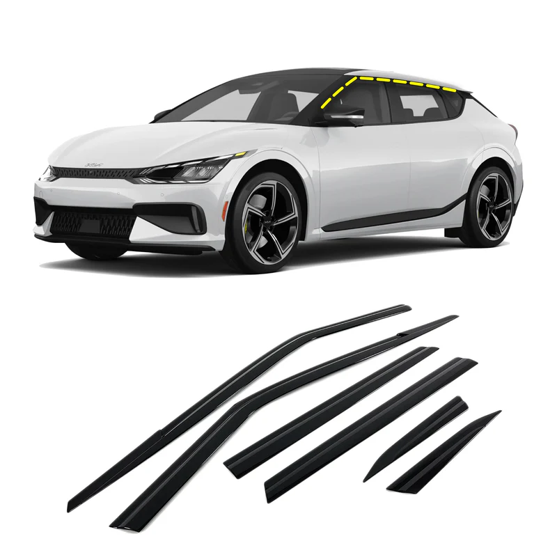 DOOR VISOR SMOKED (K) (4D) KIA EV6 EV