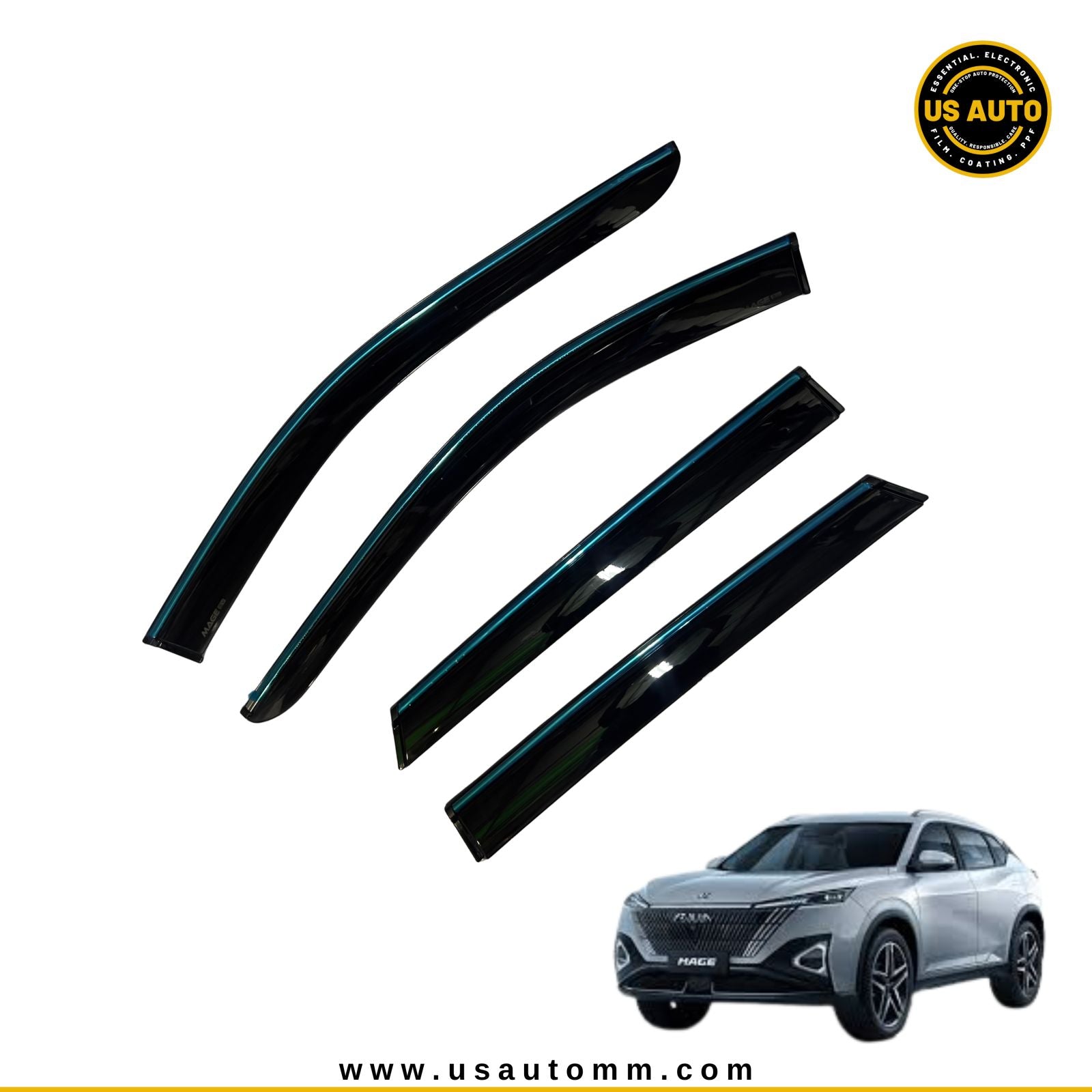 DOOR VISOR STEEL (C) (4D) DONGFENG AEOLUS MAGE