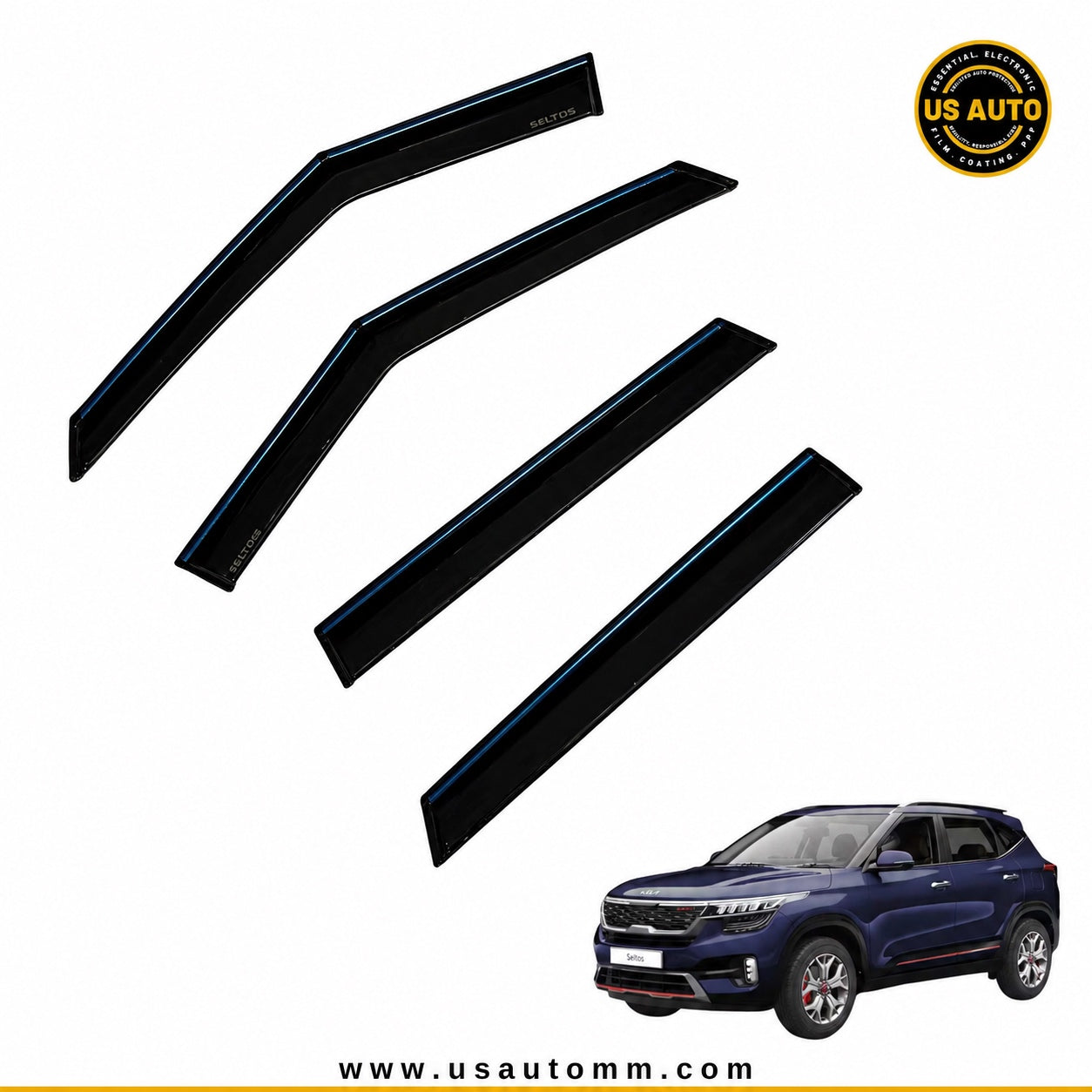 DOOR VISOR STEEL (C) (4D) KIA SELTOS (2024 UP)