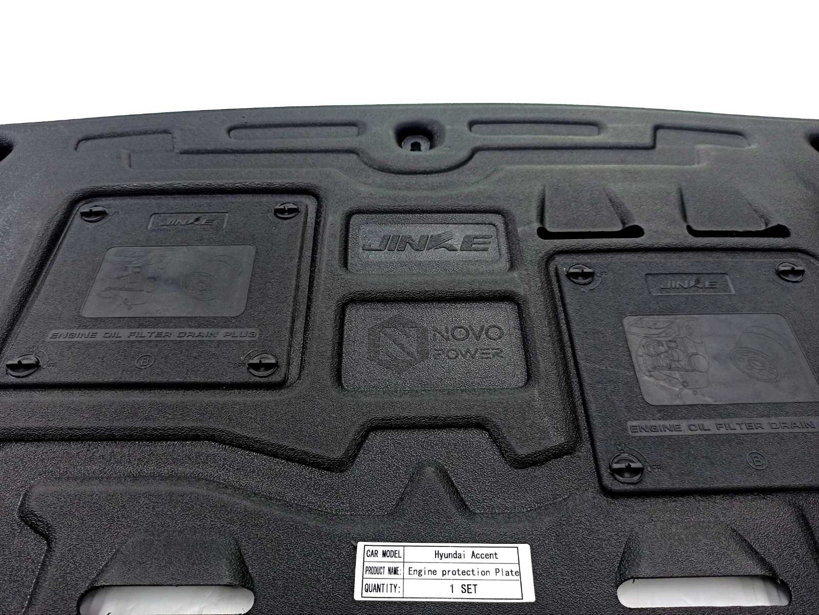 ENGINE COVER PLASTIC ALLOY (BLACK) HYUNDAI ACCENT (19~20)