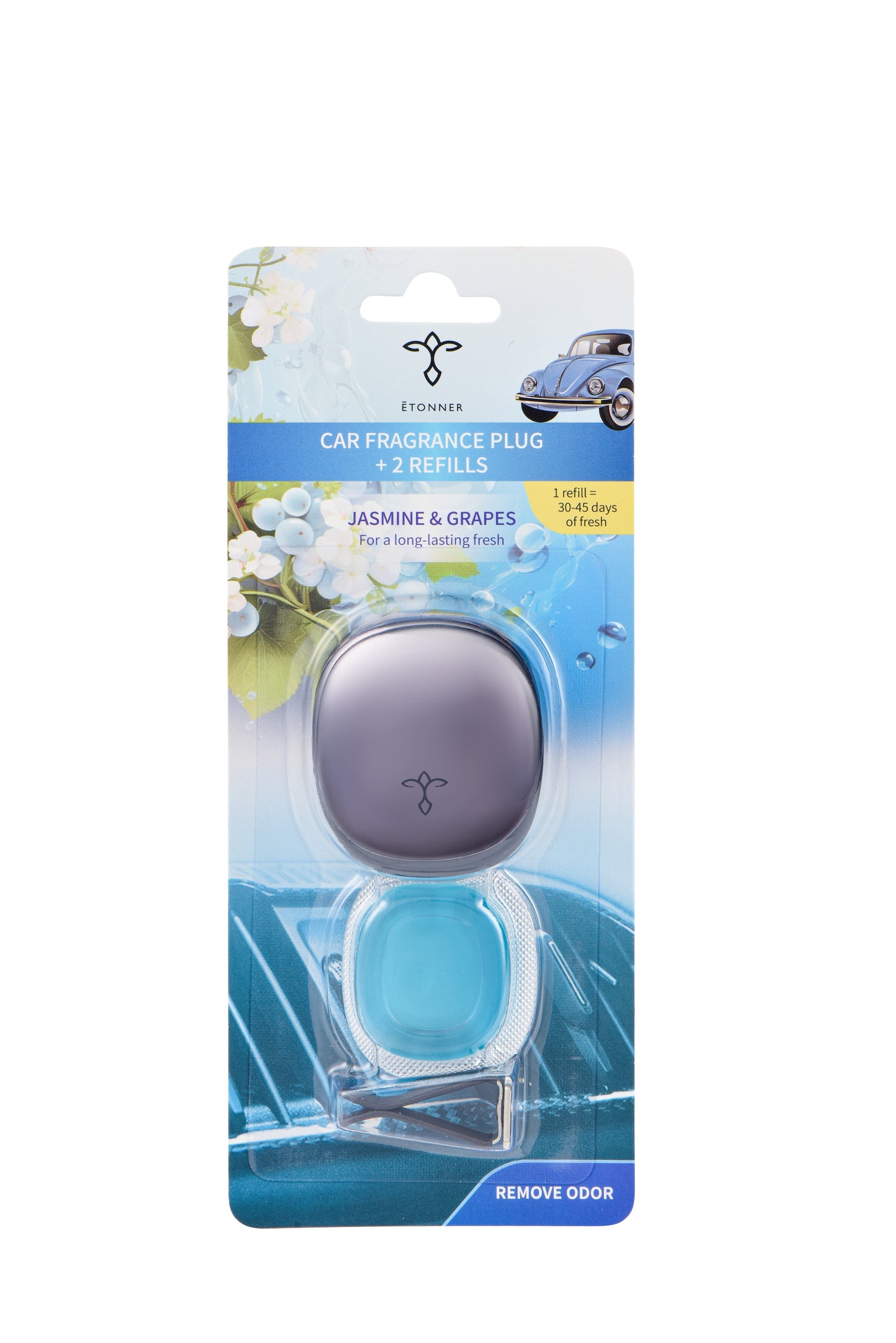 ÉTONNER CAR FRAGRANCE PLUG 2 IN 1 