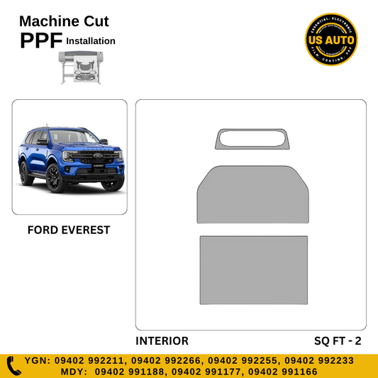 MACHINE CUT INTERIOR PPF FORD EVEREST NEW (2023 UP)