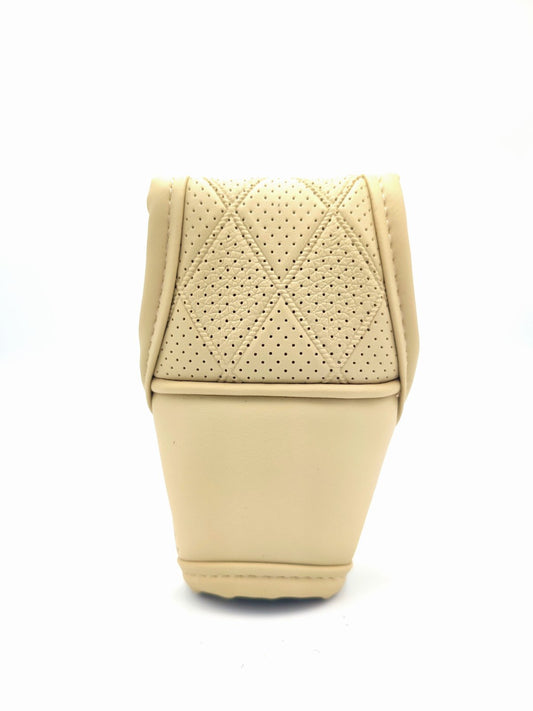 GEAR KNOB COVER (LEATHER) (BEIGE)