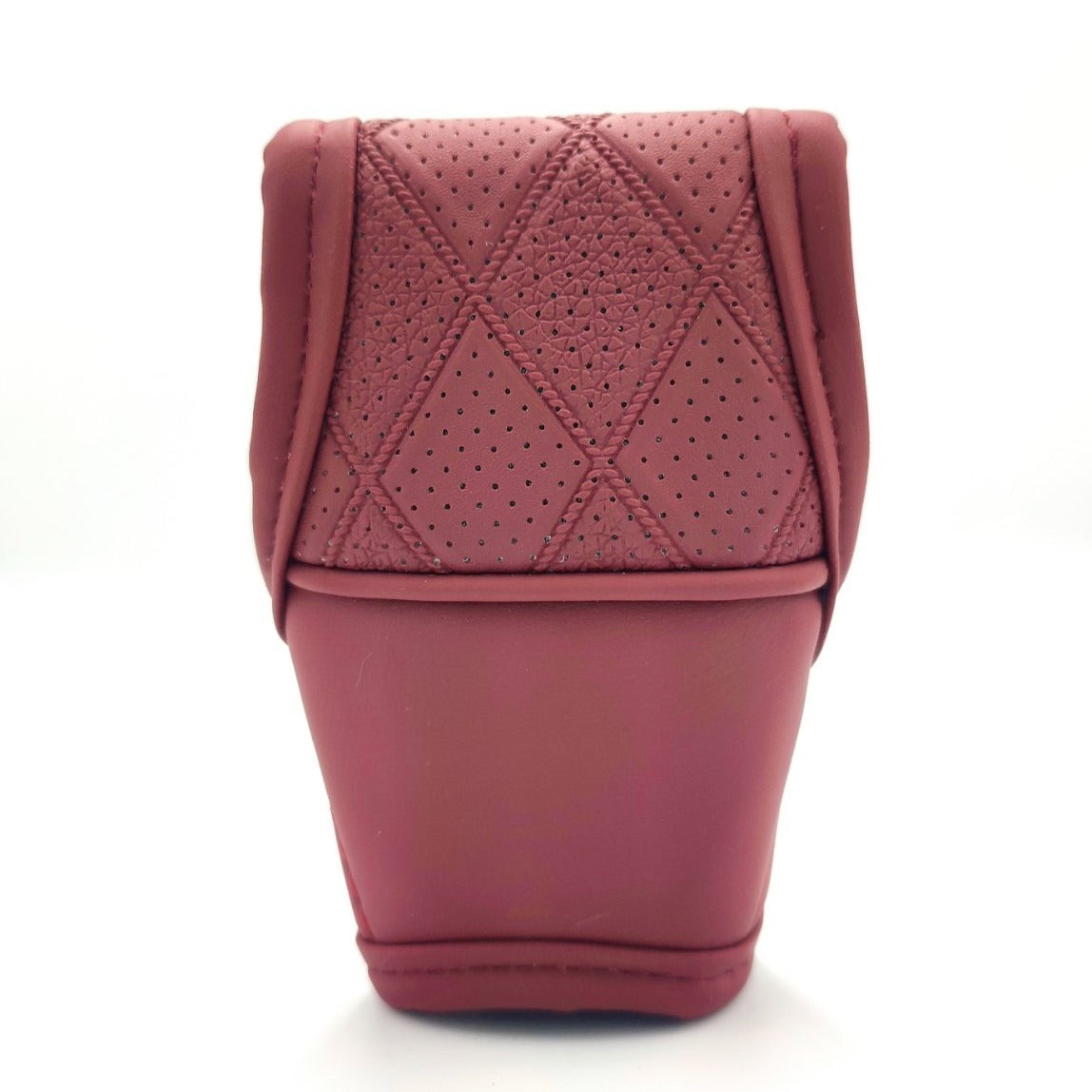GEAR KNOB COVER (LEATHER) (WINE RED)