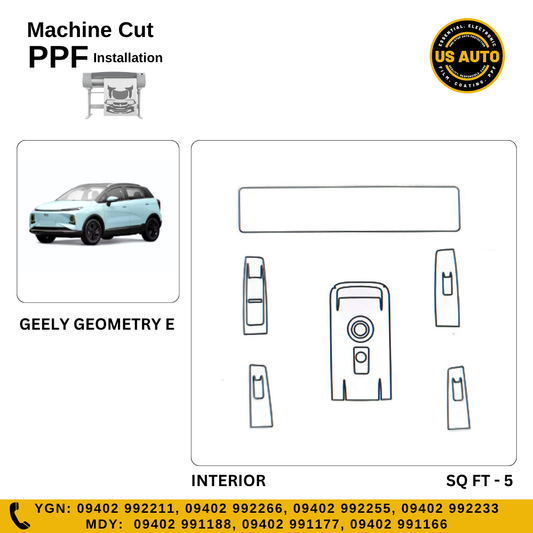 MACHINE CUT INTERIOR PPF GEELY GEOMETRY E EV