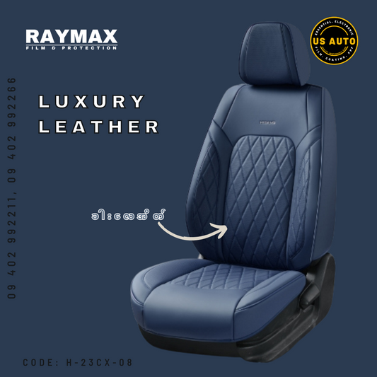 RAYMAX LUXURY SEAT COVER (H-23CX-08) (1) SET (BLUE)