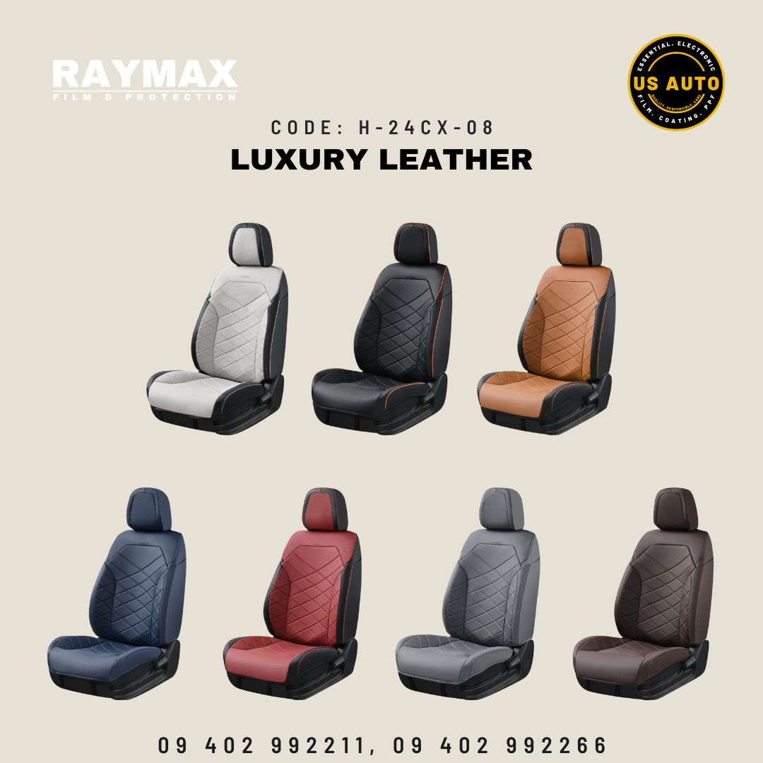 RAYMAX LUXURY SEAT COVER (H-24CX-08) (1) SET