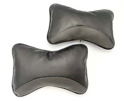 HEADREST PILLOW (2 PCS ) ( BLACK+ BLACK)