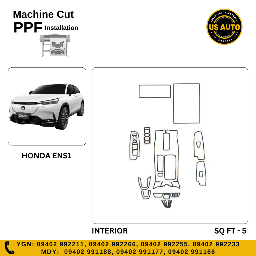 MACHINE CUT INTERIOR PPF HONDA ENS1 (2021 UP) EV