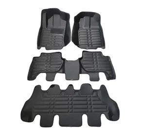 HOT PRESS 1 LAYER (3)ROWS FLOOR MAT (BLACK)_FORD  EVEREST (19~20)