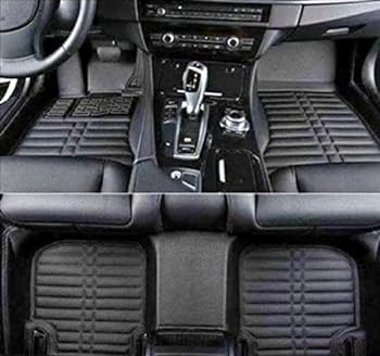 HOT PRESS 1 LAYER (3)ROWS FLOOR MAT (BLACK)_FORD  EVEREST (19~20)
