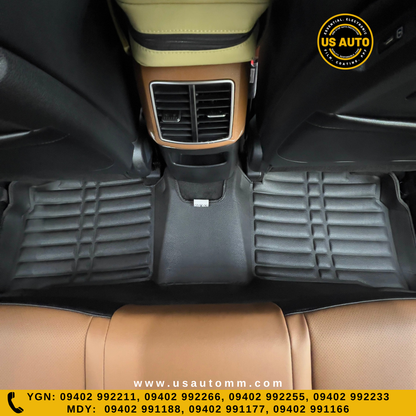 HOT PRESS 1 LAYER (2)ROWS FLOOR MAT (BLACK) KIA SPORTAGE (2021 UP)