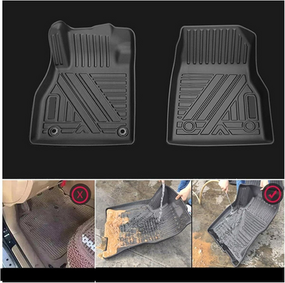 (HQ) TPE FLOOR MAT (2)ROWS (BLACK) TOYOTA BZ4X (2023) EV