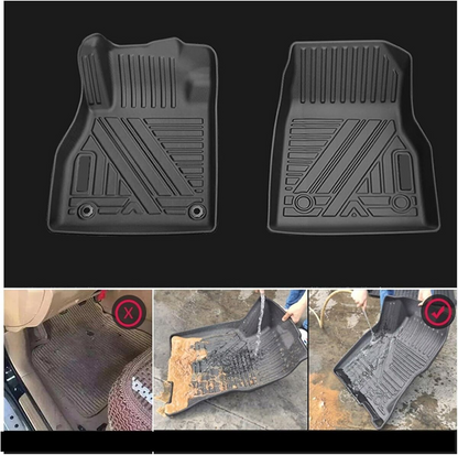 (HQ) TPE FLOOR MAT (2)ROWS (BLACK) CHANGAN UNI-T (2021)