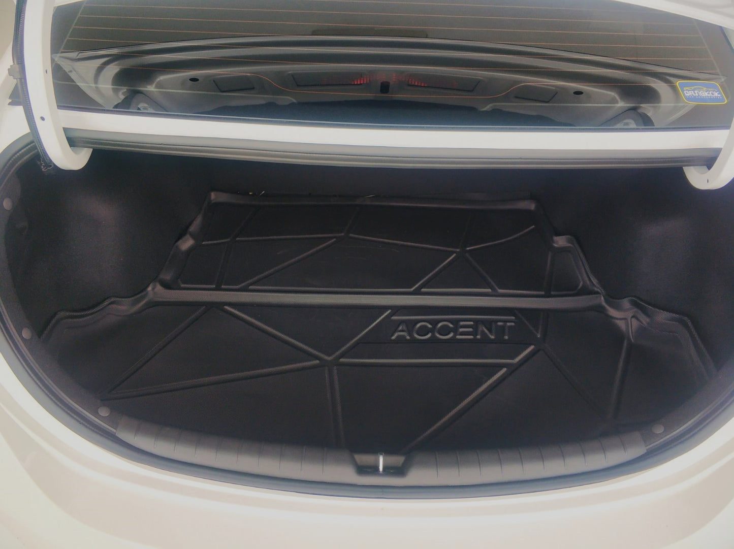 (HQ) TPE TRUNK MAT (BLACK)_HYUNDAI ACCENT (19~20)