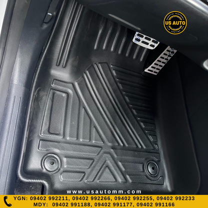 (HQ) TPE FLOOR MAT (2)ROWS (BLACK) KIA SPORTAGE (2021~2022)