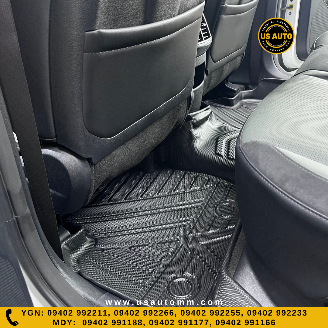 (HQ) TPE FLOOR MAT (2)ROWS (BLACK) KIA SPORTAGE (2021~2022)