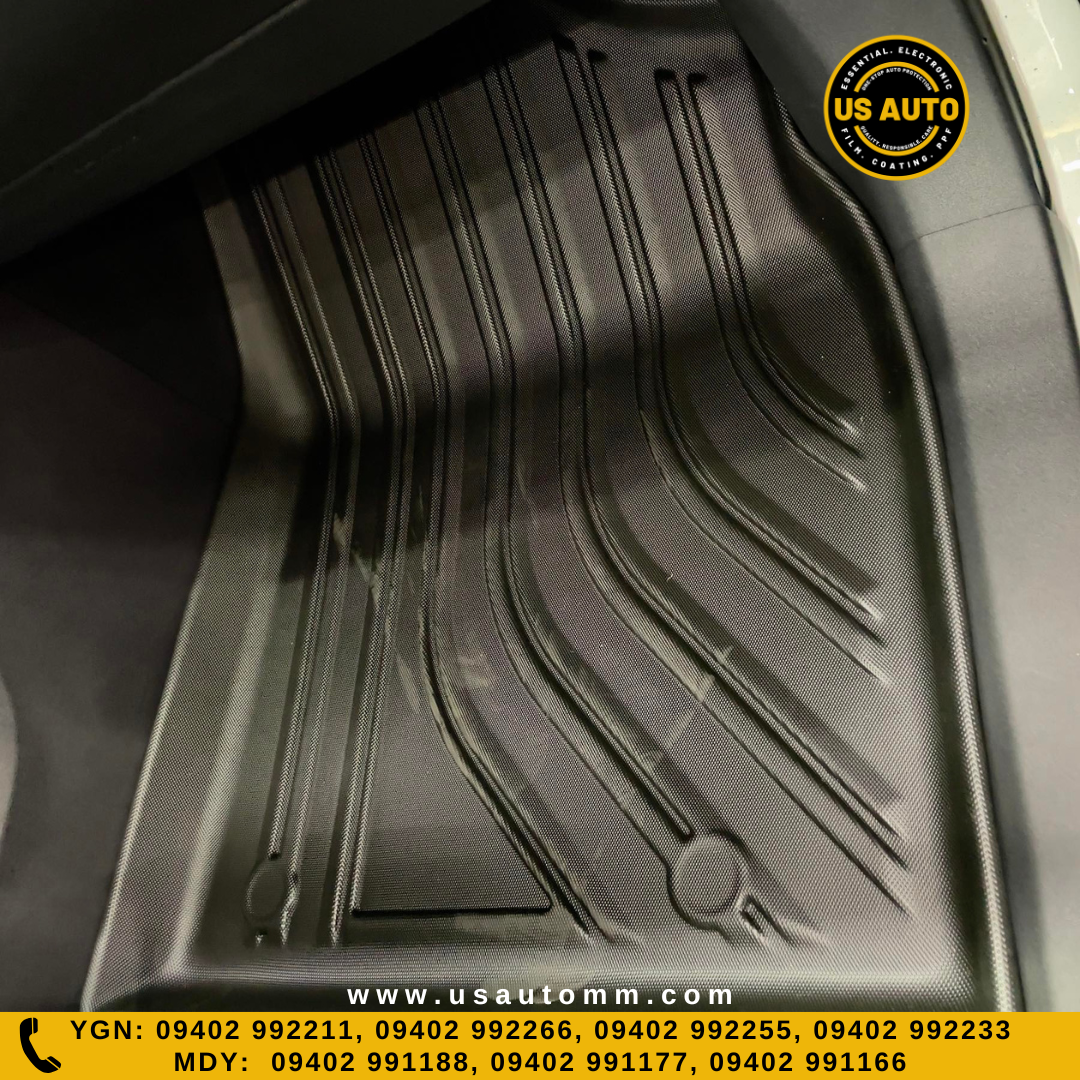 (HQ) TPE FLOOR MAT (2)ROWS (BLACK) TOYOTA BZ3 EV