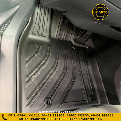 (HQ) TPE FLOOR MAT (2)ROWS (BLACK) TOYOTA BZ3 EV