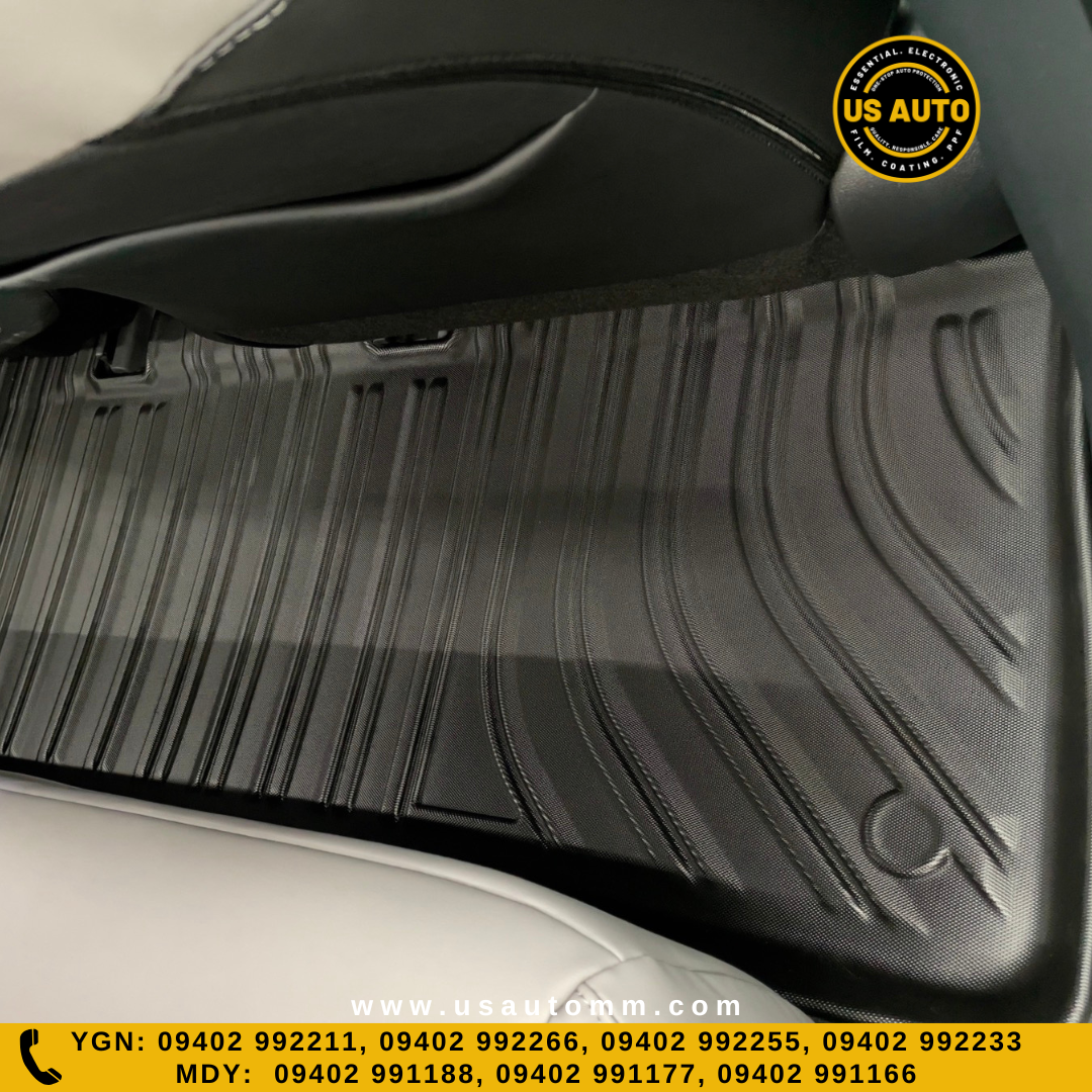 (HQ) TPE FLOOR MAT (2)ROWS (BLACK) TOYOTA BZ3 EV