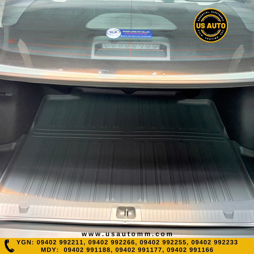 (HQ) TPE TRUNK MAT (BLACK) TOYOTA BZ3 EV
