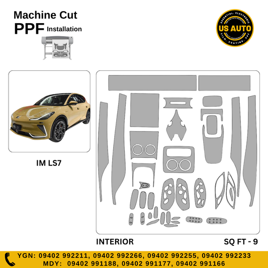MACHINE CUT INTERIOR PPF IM LS7 EV
