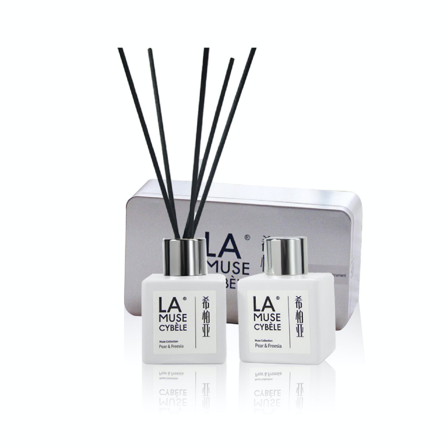 LA MUSE AROME REED DIFFUSER (DOUBLE BOTTLE) PEAR & FREESIA