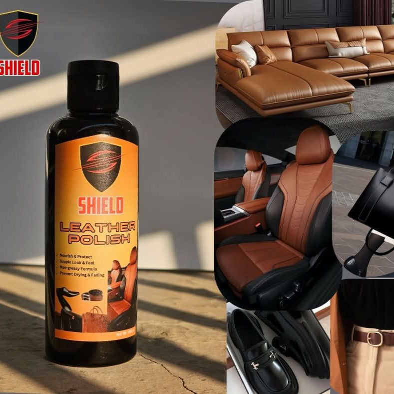 LEATHER POLISH 200ML -SHIELD