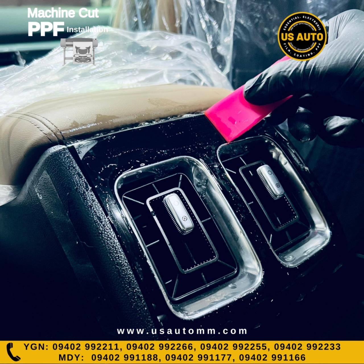 MACHINE CUT INTERIOR PPF KIA SORENTO (2024 UP )