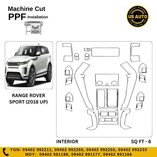 MACHINE CUT INTERIOR PPF LAND ROVER RANGE ROVER SPORT (2018 UP)