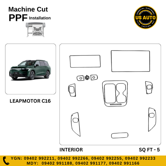 MACHINE CUT INTERIOR PPF LEAP MOTOR C16 EV
