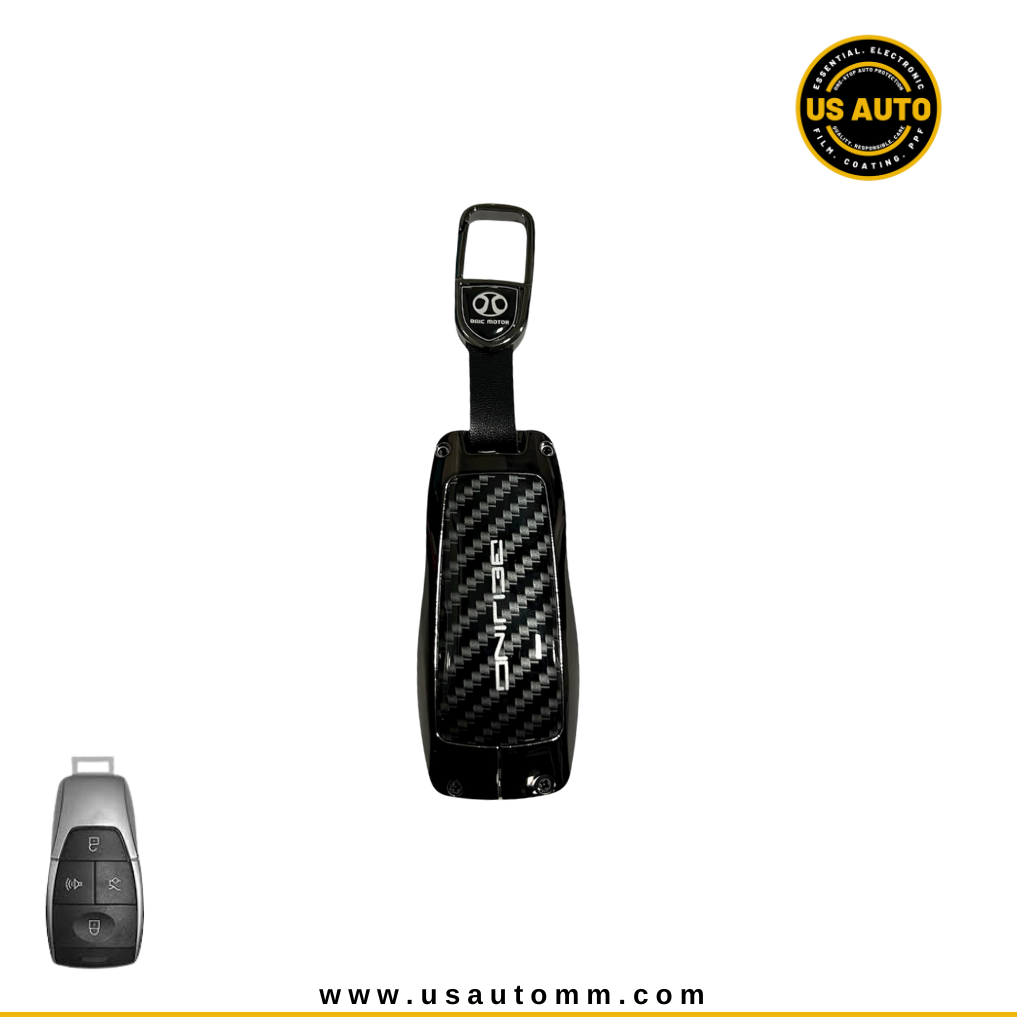 METAL KEY COVER (BLACK) BAIC UNI (A)