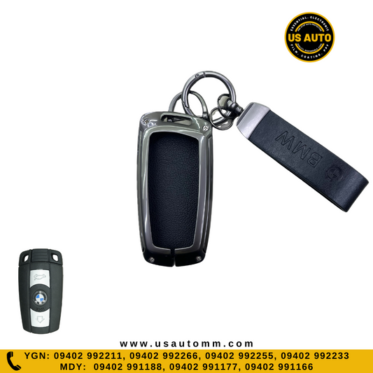 METAL KEY COVER (BLACK) BMW UNI
