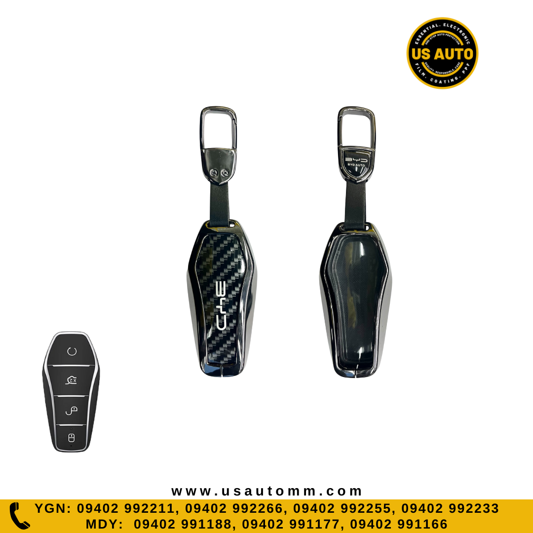 METAL KEY COVER (BLACK) BYD UNI EV