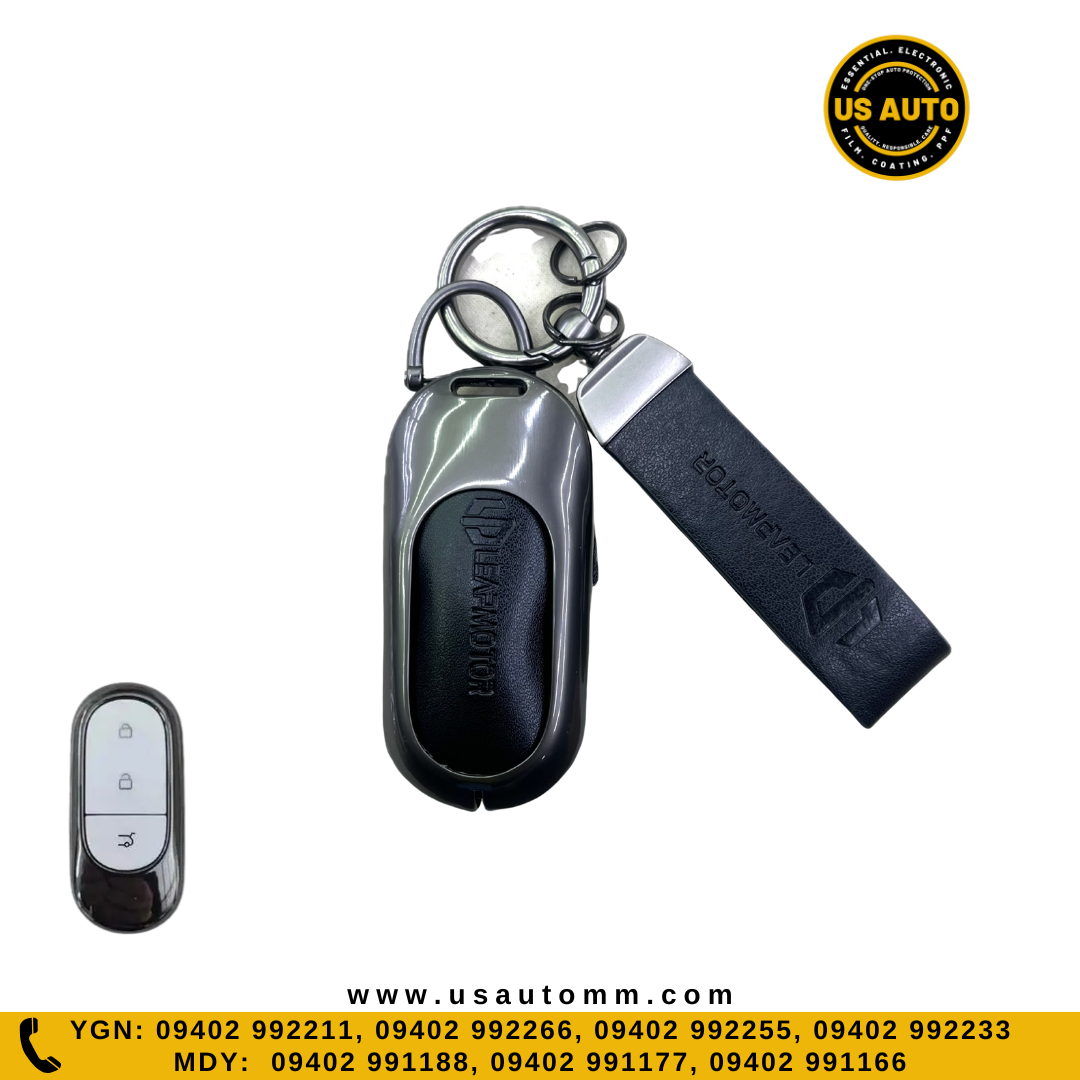 METAL KEY COVER (BLACK) LEAP MOTOR C11 EV
