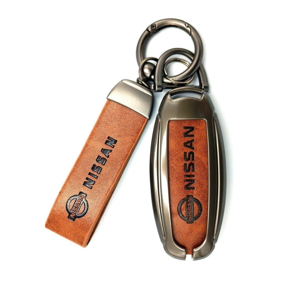 METAL KEY COVER (BROWN) NISSAN UNI