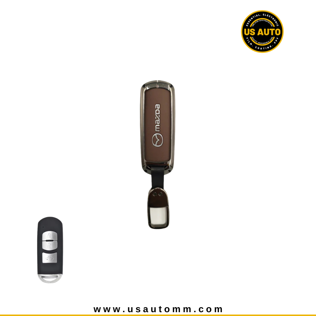 METAL KEY COVER (COFFEE) MAZDA UNI